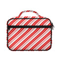 Red And White Candy Cane Stripe Print Briefcase Bible Bag