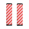 Red And White Candy Cane Stripe Print Handle Covers