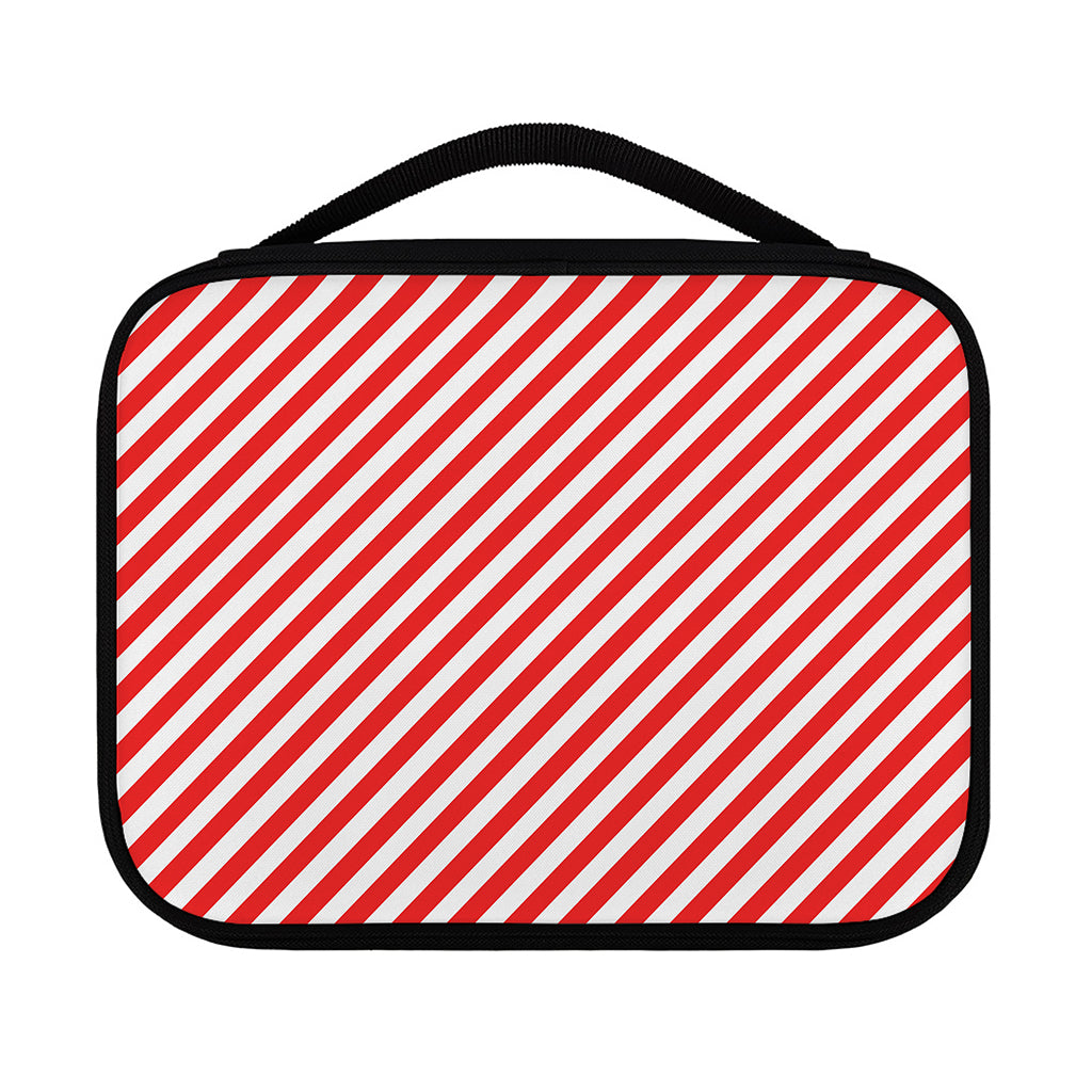Red And White Candy Cane Striped Print Classic Bible Case