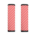 Red And White Candy Cane Striped Print Handle Covers