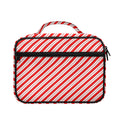 Red And White Candy Cane Stripes Print Briefcase Bible Bag