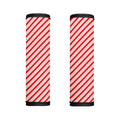 Red And White Candy Cane Stripes Print Handle Covers