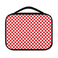 Red And White Checkered Pattern Print Classic Bible Case