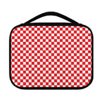 Red And White Checkered Pattern Print Classic Bible Case