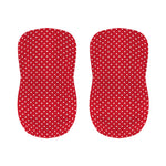 Red And White Christmas Dots Print Bar Stool Covers