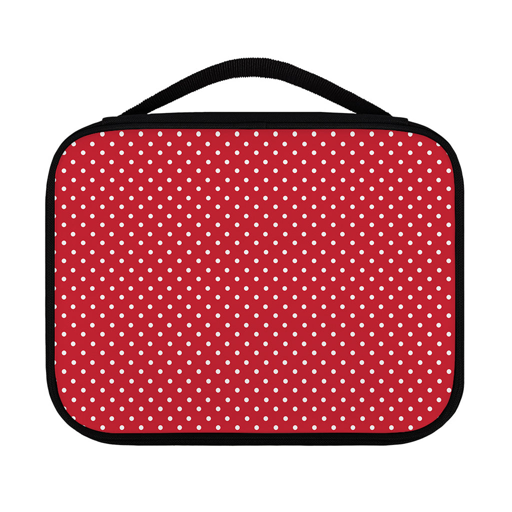 Red And White Christmas Dots Print Classic Bible Case