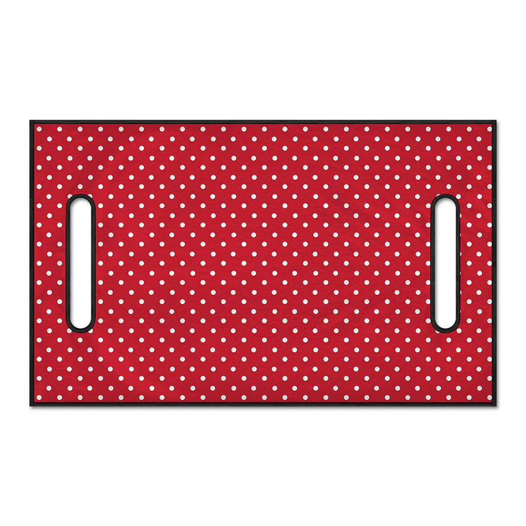 Red And White Christmas Dots Print Golf Cart Seat Cover