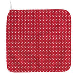 Red And White Christmas Dots Print Hand Towel
