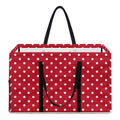 Red And White Christmas Dots Print Utility Tote Bag