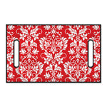 Red And White Damask Pattern Print Golf Cart Seat Cover