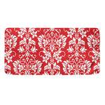 Red And White Damask Pattern Print Towel