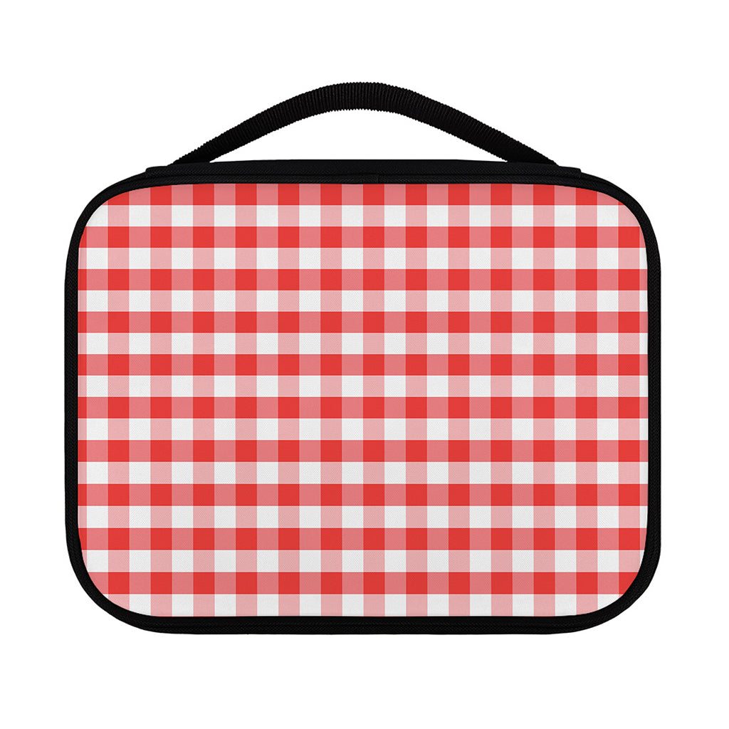 Red And White Gingham Pattern Print Classic Bible Case
