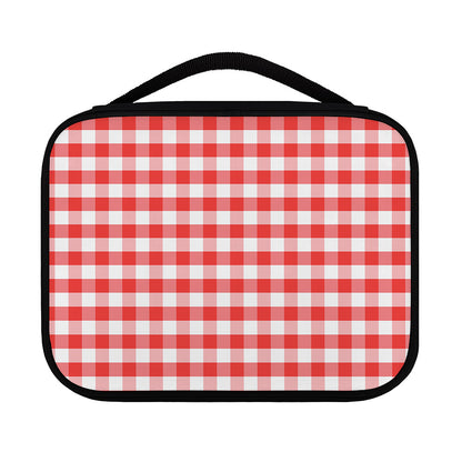 Red And White Gingham Pattern Print Classic Bible Case