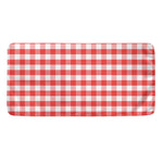 Red And White Gingham Pattern Print Towel