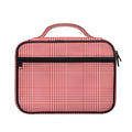 Red And White Glen Plaid Print Briefcase Bible Bag