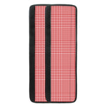Red And White Glen Plaid Print Refrigerator Handle Covers