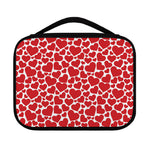 Red And White Heart Pattern Print Classic Bible Case