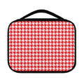 Red And White Houndstooth Pattern Print Classic Bible Case