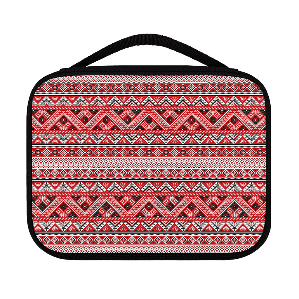 Red And White Native Tribal Print Classic Bible Case
