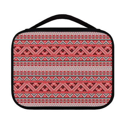 Red And White Native Tribal Print Classic Bible Case