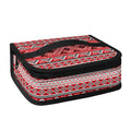 Red And White Native Tribal Print Small Lunch Bag
