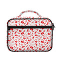 Red And White Nurse Pattern Print Briefcase Bible Bag