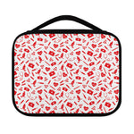 Red And White Nurse Pattern Print Classic Bible Case