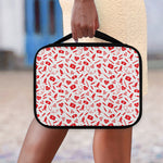 Red And White Nurse Pattern Print Classic Bible Case