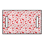 Red And White Nurse Pattern Print Golf Cart Seat Cover