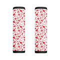 Red And White Nurse Pattern Print Handle Covers
