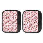 Red And White Nurse Pattern Print Handle Covers