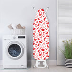 Red And White Nurse Pattern Print Ironing Board Cover