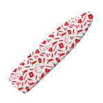 Red And White Nurse Pattern Print Ironing Board Cover