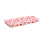 Red And White Nurse Pattern Print Piano Keyboard Cover