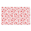 Red And White Nurse Pattern Print Polyester Doormat