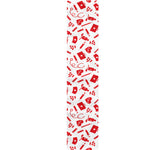 Red And White Nurse Pattern Print Table Runner
