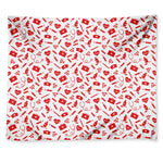 Red And White Nurse Pattern Print Tapestry