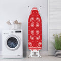 Red And White Paisley Bandana Print Ironing Board Cover