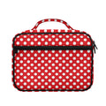 Red And White Polka Dot Pattern Print Briefcase Bible Bag