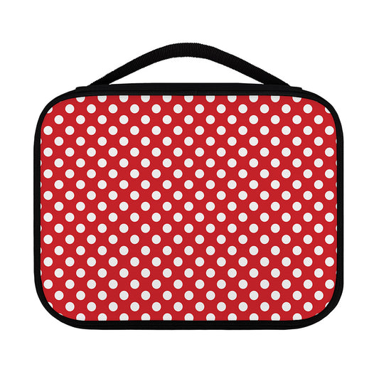 Red And White Polka Dot Pattern Print Classic Bible Case