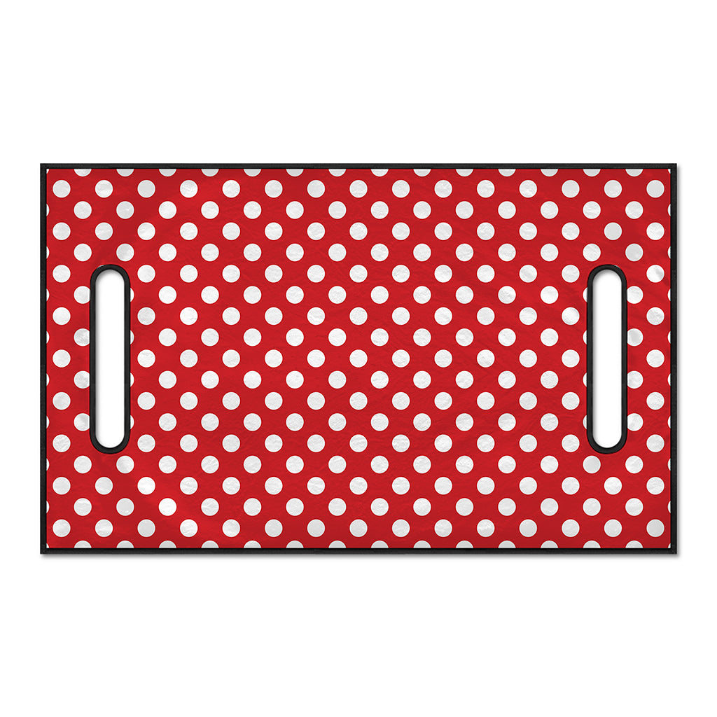 Red And White Polka Dot Pattern Print Golf Cart Seat Cover