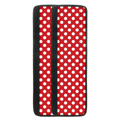 Red And White Polka Dot Pattern Print Refrigerator Handle Covers