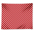Red And White Polka Dot Pattern Print Tapestry