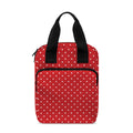 Red And White Polka Dot Print Bible Tote Bag