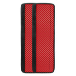Red And White Polka Dot Print Refrigerator Handle Covers