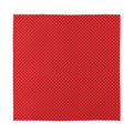 Red And White Polka Dot Print Silk Bandana