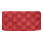 Red And White Polka Dot Print Towel