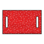 Red And White Snowflake Pattern Print Golf Cart Seat Cover