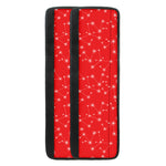 Red And White Snowflake Pattern Print Refrigerator Handle Covers