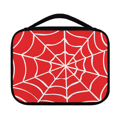Red And White Spider Web Pattern Print Classic Bible Case
